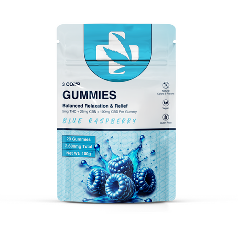 3 Comp CBD + CBN + Delta 9 Gummies