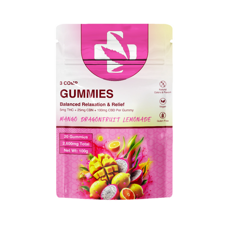 3 Comp CBD + CBN + Delta 9 Gummies
