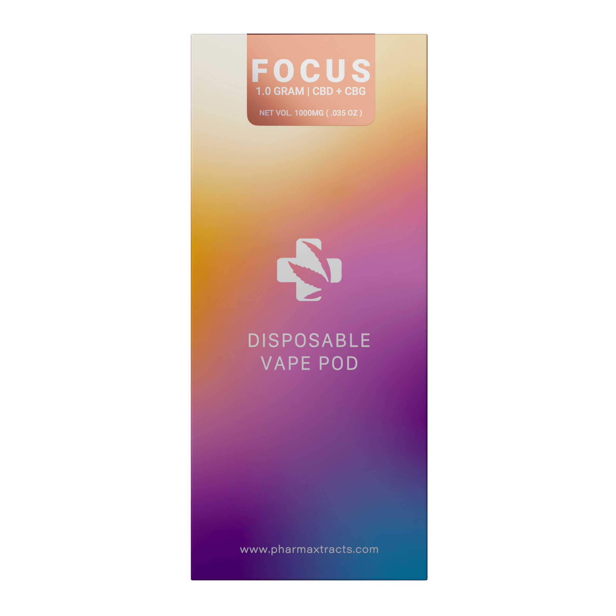 Focus – CBD + CBG Vape Pod pharma Xtracts 
